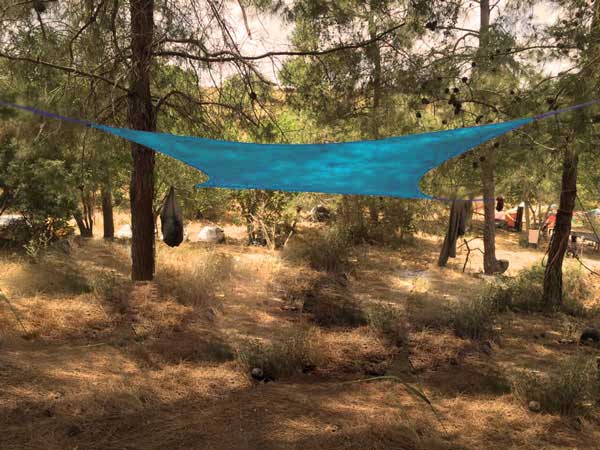 Tente de plage Shadysand au camping