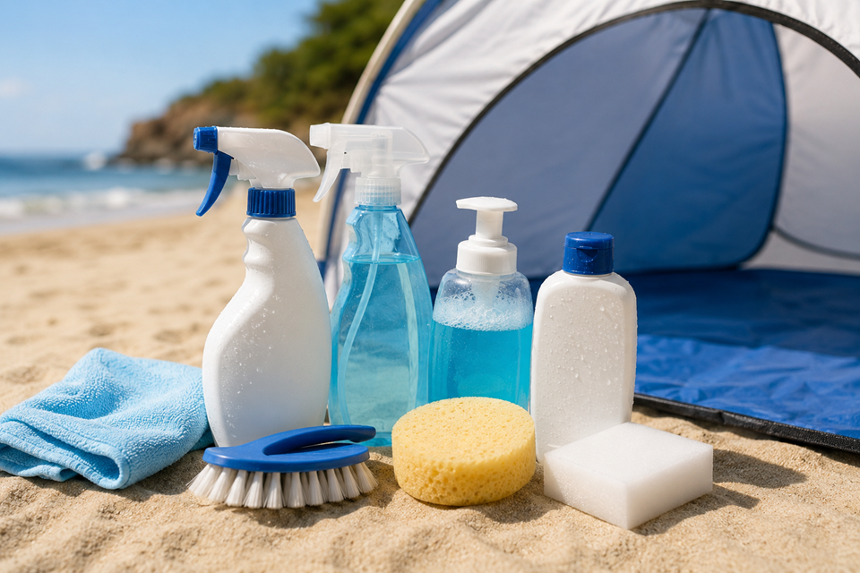 Préparer et nettoyer vos accessoires de plage de l’an dernier